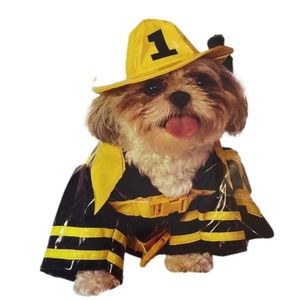 Doggiduds Firefighter Dog Costume Size Medium